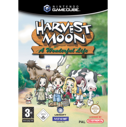 Harvest Moon: A Wonderful Life - Nintendo Gamecube - PAL/EUR/UKV - Complete (CIB)