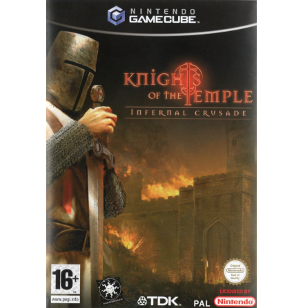 Knights of the Temple: Infernal Crusade - Nintendo Gamecube - PAL/EUR/SWD (SE/DK Manual) - Complete (CIB)