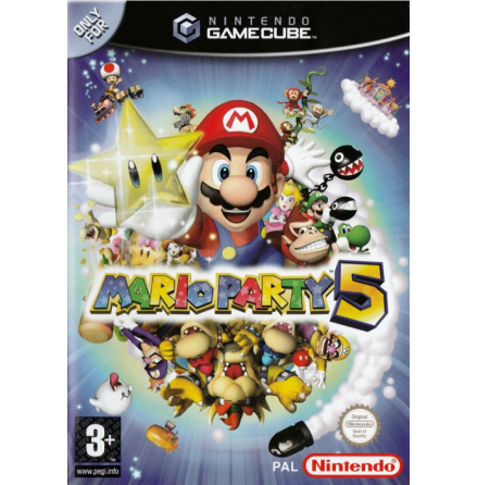 Mario Party 5 - Nintendo Gamecube - PAL/EUR/SWD (SE/DK Manual) - Complete (CIB)