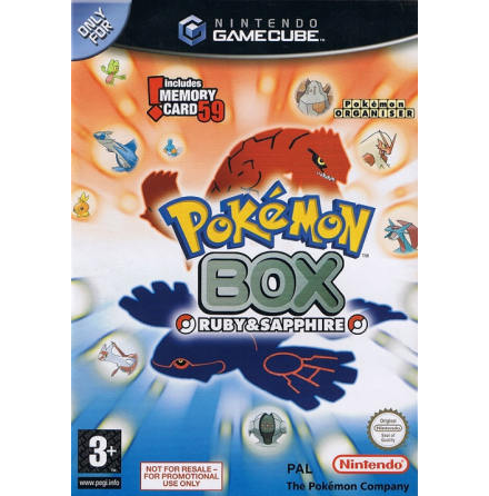 Pokmon Box: Ruby & Sapphire - Nintendo Gamecube - PAL/EUR/SWD (SE/DK Manual) - Complete (CIB)